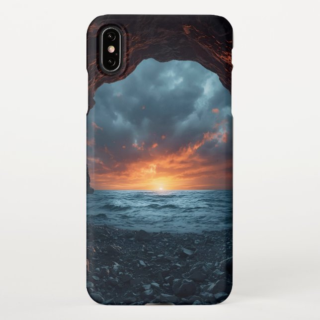 Coque iPhone Boîtier téléphonique d'inspiration nature - Couche (Dos)