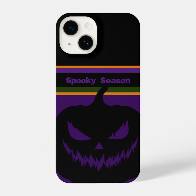 Coque iPhone Boîtier téléphonique éffrayant Halloween personnal (Verso)
