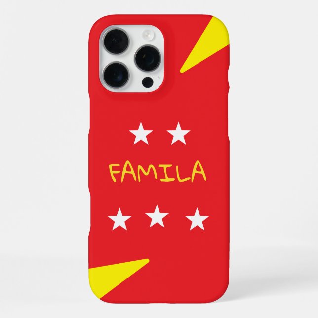 Coque iPhone Boîtier téléphonique Famila Ultras - iPhone 16 pro (Verso)