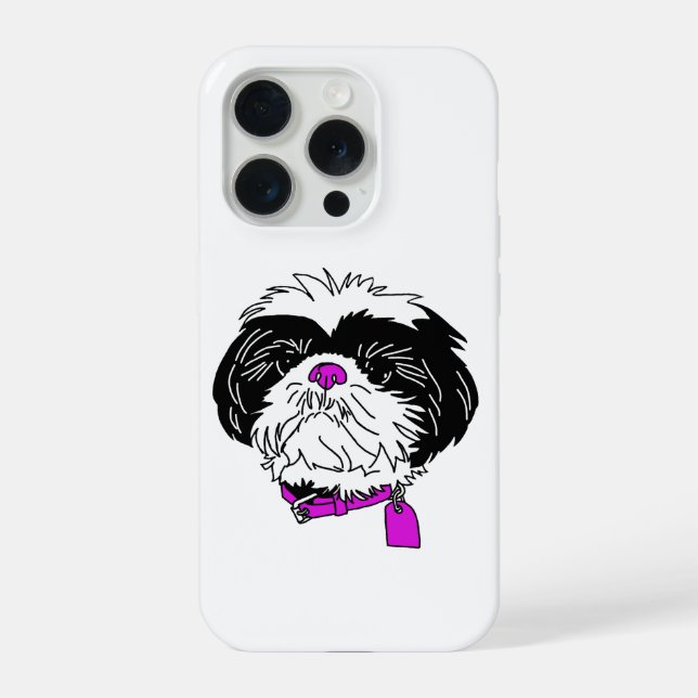 Coque iPhone Boîtier téléphonique Shih Tzu (Verso)