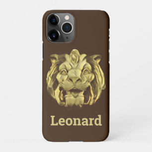 Coque iPhone 11Pro Boîtier téléphonique - Tête de lion architecturale