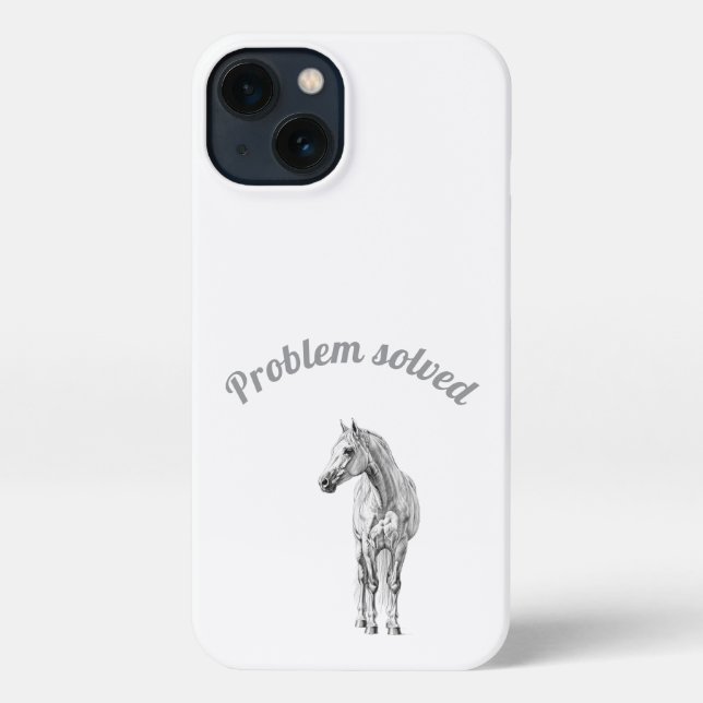 Coque iPhone Boîtier téléphonique Wild Horse (Verso)