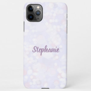 Coque iPhone 11Pro Max Bokeh Charm Silver
