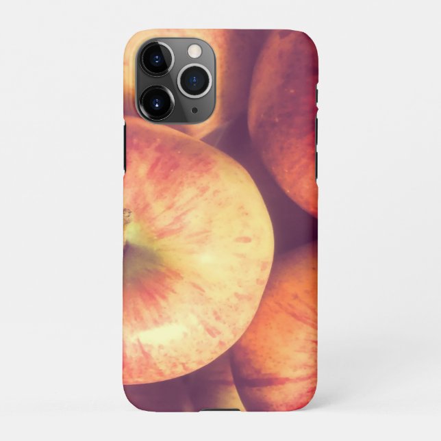 Coque iPhone Bol lumineux des pommes rouges mou (Dos)