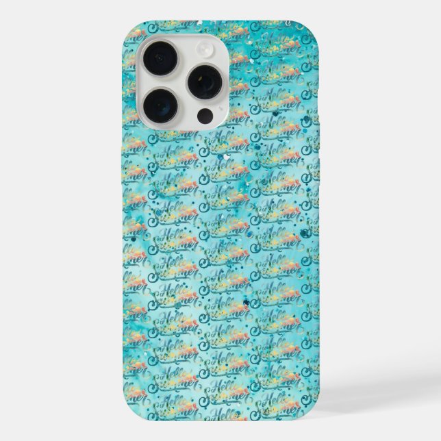 Coque iPhone Bonjour l'été (Verso)