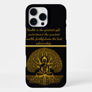 Coque iPhone 16 Pro Max Bouddha sous un arbre sacré