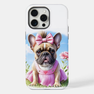 Bouledogue français Fleurs Bouledogue français