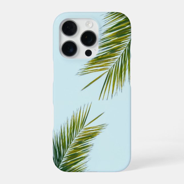 Coque iPhone Branche de palmier (Verso)