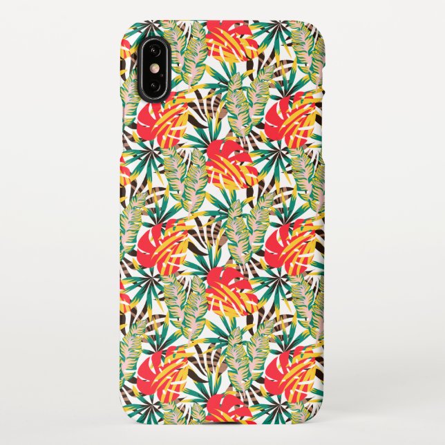 Coque iPhone Bright Tropical (Dos)