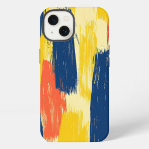 Etui iPhone 13 Brosse à rayonne et papillon