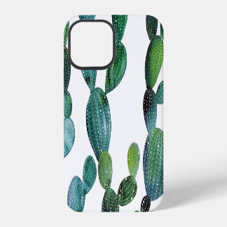 Coque iPhone 12 Cactus Craze : Tendance de l'aquarelle tropicale