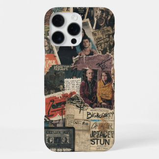 Coque iPhone 16 Pro Max Cadeau de musicien papier collage musique rétro