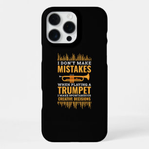 Coque iPhone 16 Pro Max Cadeau de trompettiste de groupe de musicien drôle