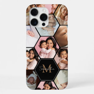 Coque iPhone 16 Pro Max Cadeau personnalisé avec 12 photos en collage