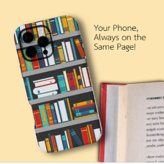 Coque iPhone 16 Pro Max cadeau pour bibliophile - amateur de livres | Coqu