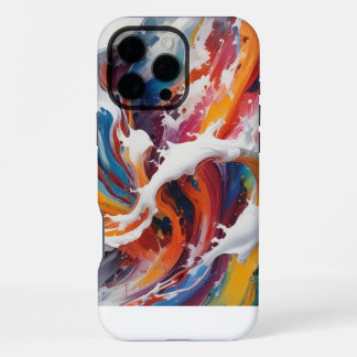 Coque iPhone 16 Pro Max Cadeau pour libérer la créativité : Abstrait vibra