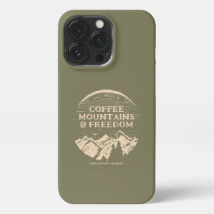 Etui iPhone 13 Pro Café Nature et Chargeur Drôle Personnalisé