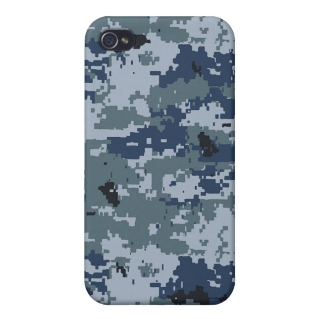 Coque iPhone Caisse de point de l'iPhone 4 de camouflage de (Dos)