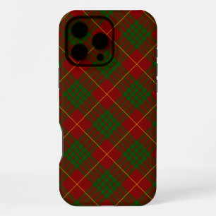 Coque iPhone 16 Pro Max Cameron tartan rouge vert carreau