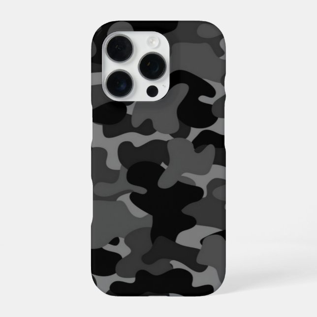 Coque iPhone Camion noir gris (Verso)