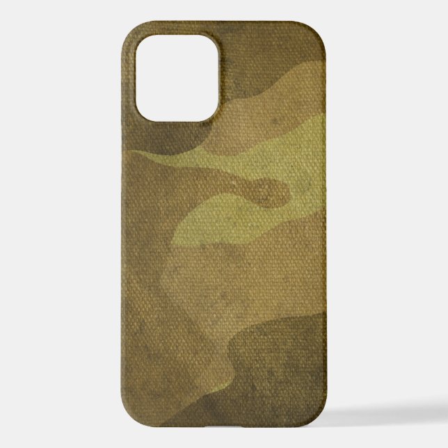 Coque iPhone Camo Brown (Verso)
