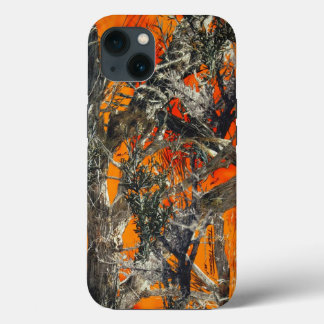 Etui iPhone 13 Camo Orange Foncé