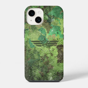 Coque Pour iPhone 14 Camouflage Militaire Étoile Aile – Armée Résistant