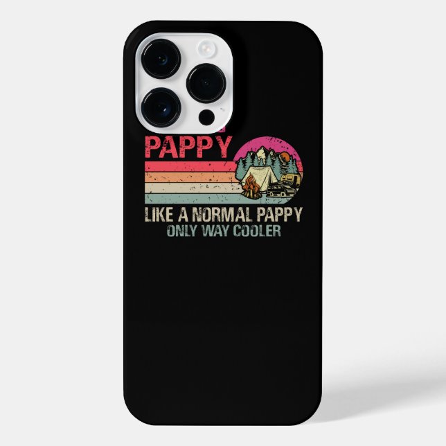 Coque iPhone Camping Pappy Comme Un Glacière Normal Pappy Only  (Verso)