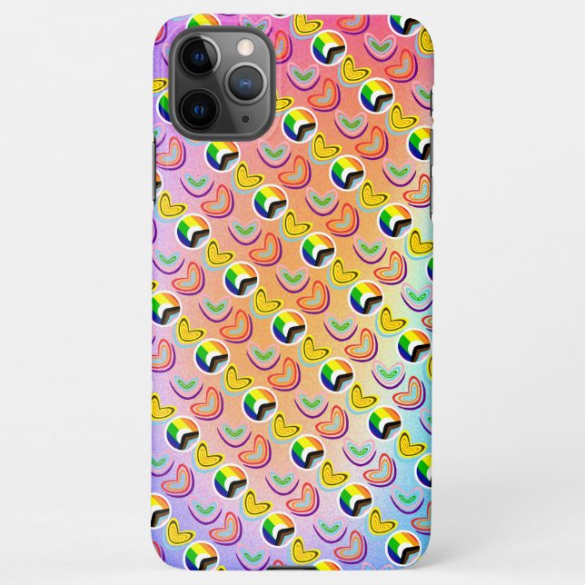 Coque iPhone Capa Para iPhone RAINBOW Love Lgbtqia+ (Dos)