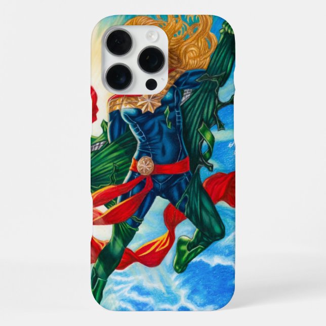 Coque iPhone Captain Marvel ~ Carol Danvers (Verso)