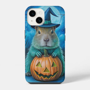 Coque Pour iPhone 14 Capybara Halloween
