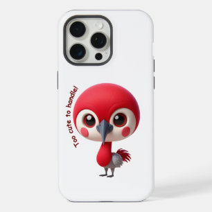 Caractère adorable d'oiseaux rouges
