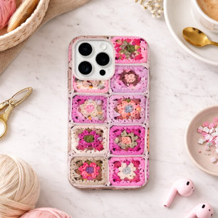 Carré de grand-mère au crochet réaliste