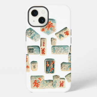 Etui iPhone 13 Carreaux De Mahjong