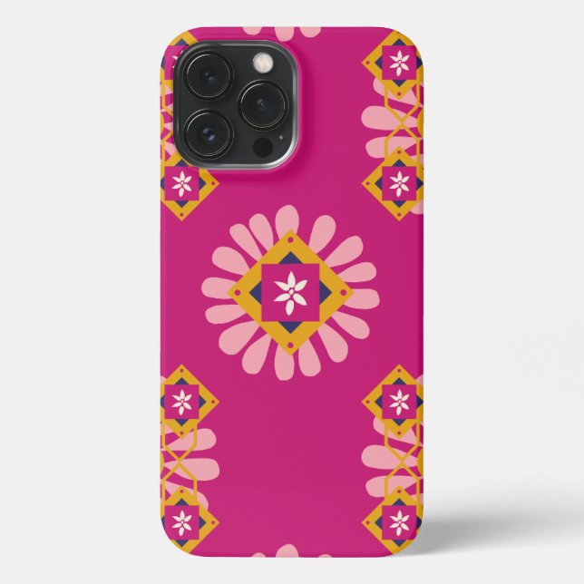 Coque iPhone Carrelage marocain traditionnel Marrakech (Verso)