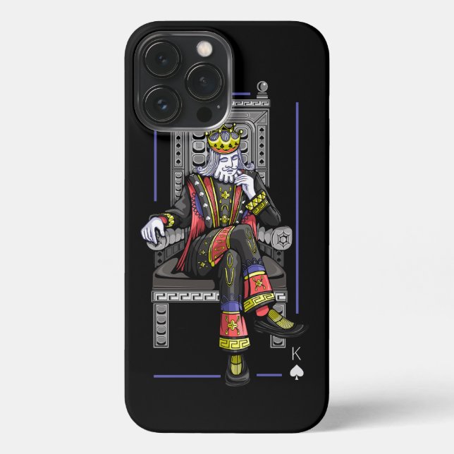 Coque iPhone Carte King (Verso)