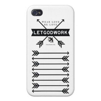 Étui iPhone 4 Cas de l'iPhone 4 de flèches de LETGOdwork