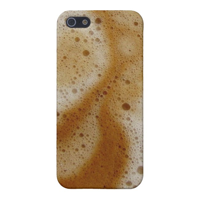 Coque iPhone Cas de l'iPhone 5 de mousse de Latte (Dos)