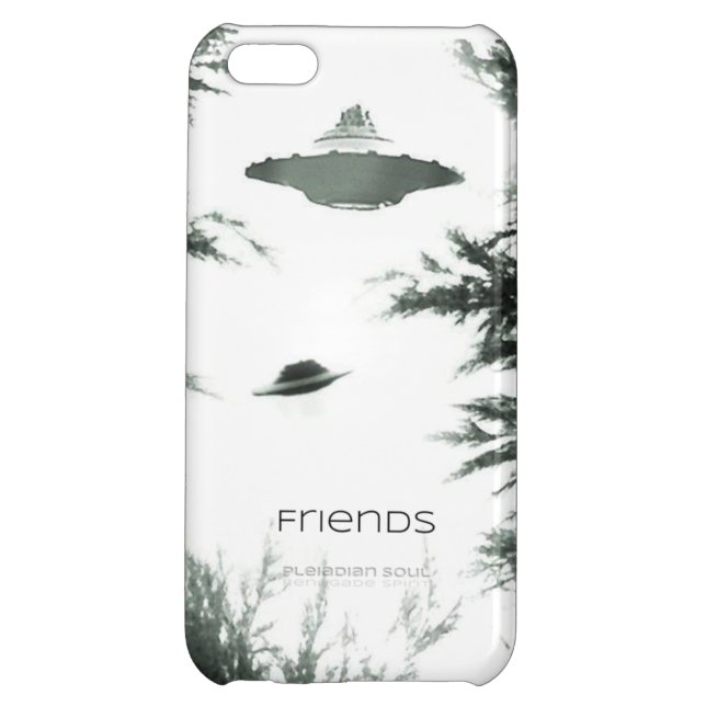 Coque iPhone Cas de téléphone d'UFO d'amis (Dos)