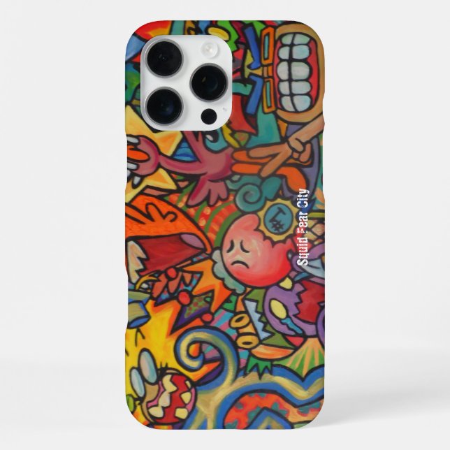 Coque iPhone Cas de téléphone urbain de Peur de calmar par Casa (Verso)