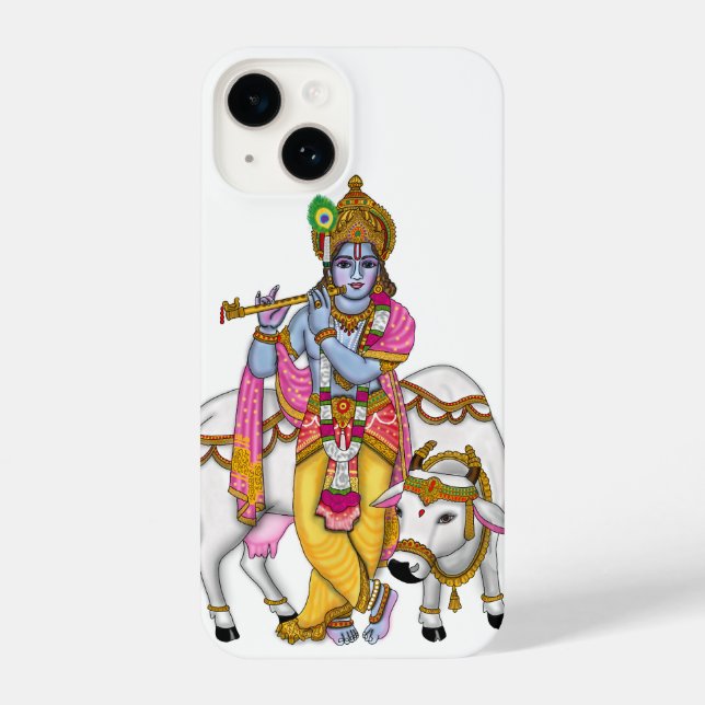 Coque iPhone Case téléphonique Lord Krishna (Verso)