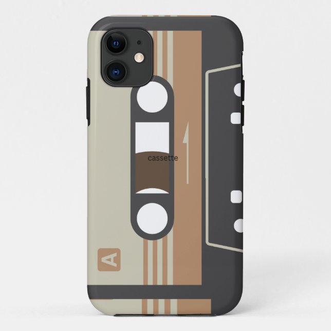 coque iphone "Cassette Retro" - Protection nostalg (Dos)