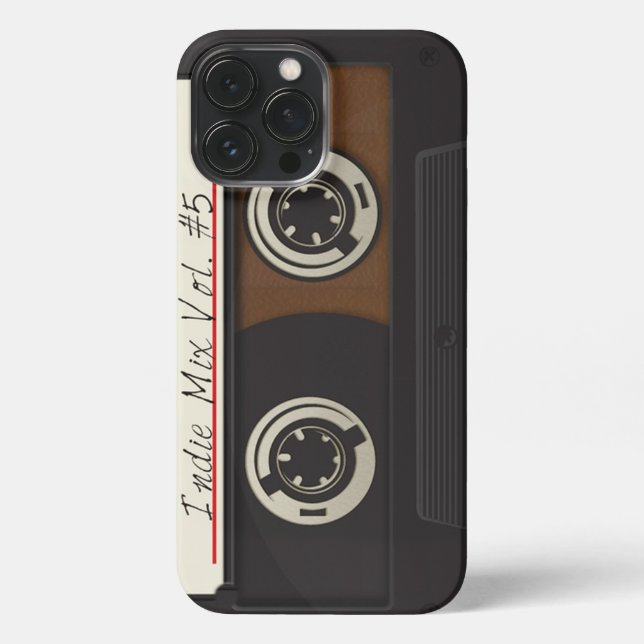 Coque iPhone Cassette Vintage rétro (Verso)