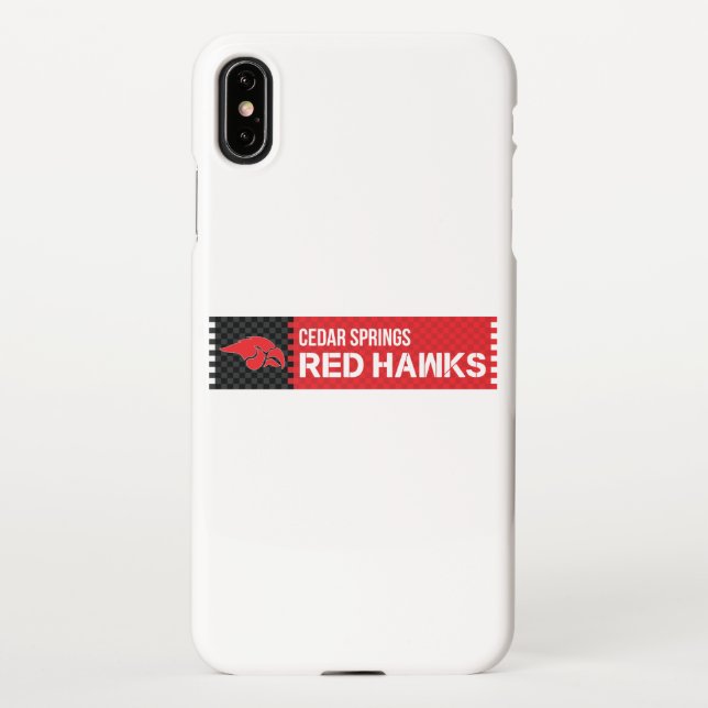 Coque iPhone Cedar Springs Red Hawks (Dos)