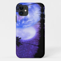 coque iphone céleste de la Terre et de la Lune