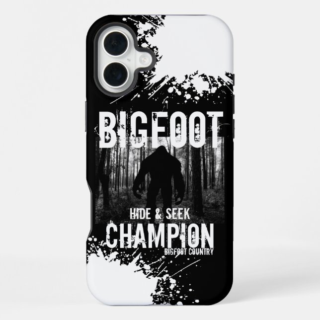Coque iPhone Champion de cache-cache Bigfoot (Verso)