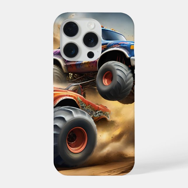 Coque iPhone Chaos on Wheels: Monster Truck Smash Derby (Verso)