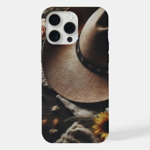 Chapeau de cowboy occidental avec des florales