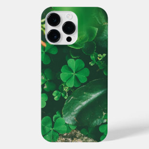 Coque Pour Pour iPhone 14 Pro Max Charme de fermeture à quatre feuilles