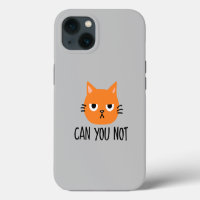 Chat agacé NE PEUT-ON PAS Drôle